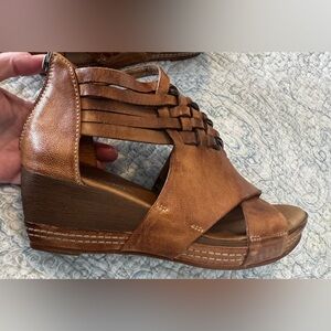 Antelope Tenley Woven wedge Sandals sz 38 (7-7.5)